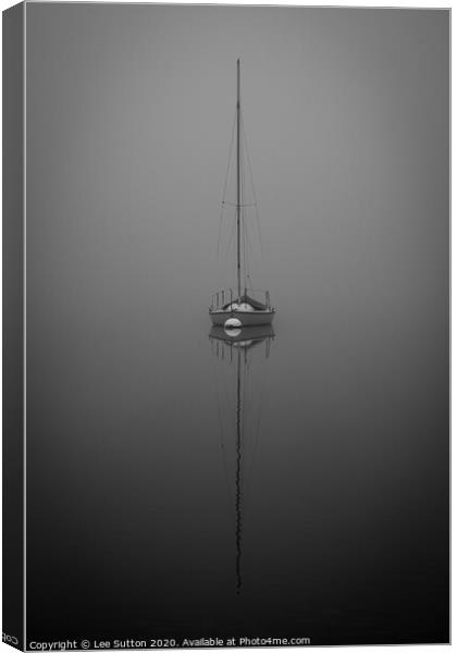Foggy Waters Canvas Print by Lee Sutton