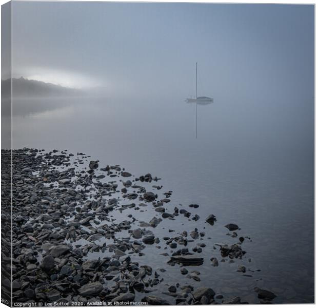 Morning Fog Canvas Print by Lee Sutton