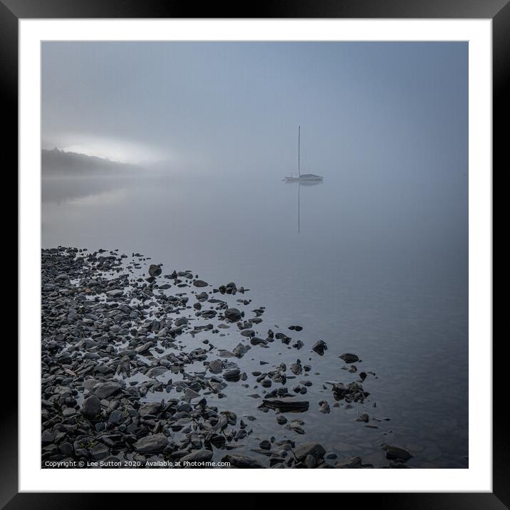 Morning Fog Framed Mounted Print by Lee Sutton