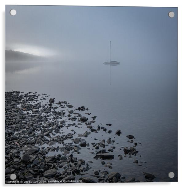 Morning Fog Acrylic by Lee Sutton