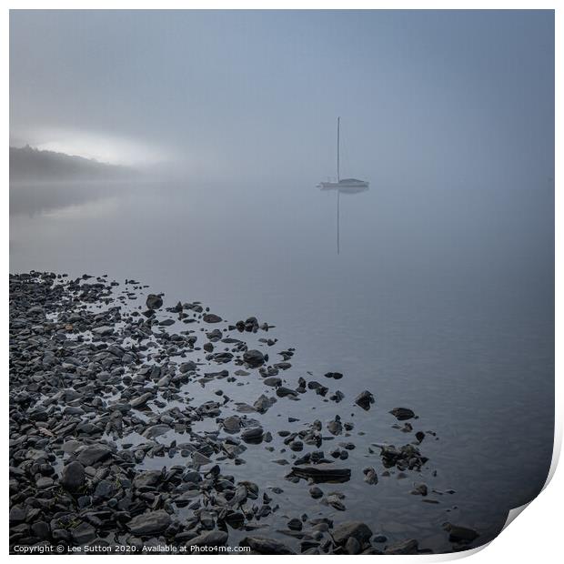 Morning Fog Print by Lee Sutton