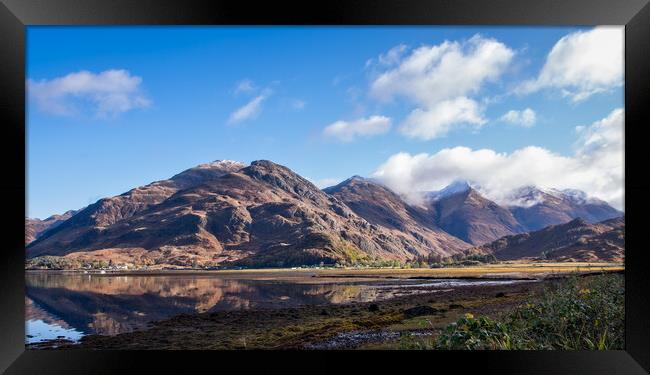 The Five Sisters of Kintail Framed Print by Eileen Wilkinson ARPS EFIAP