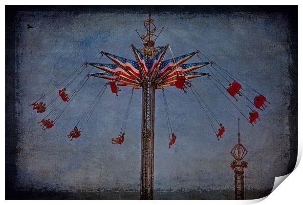 Swinging In America Print by Chris Lord