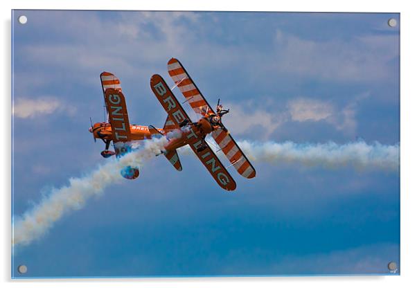 The Breitling Biplanes Acrylic by Chris Lord