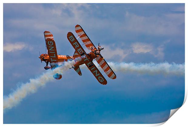 The Breitling Biplanes Print by Chris Lord
