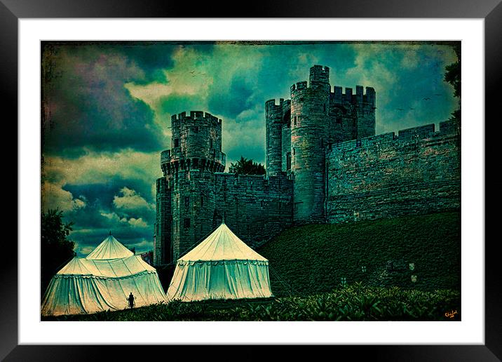 The Gateway Towers At Warwick Castle Framed Mounted Print by Chris Lord