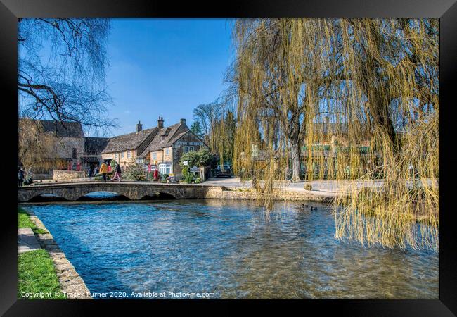 Bourton on the Water, The Cotswolds, Gloucestershi Framed Print by Tracey Turner