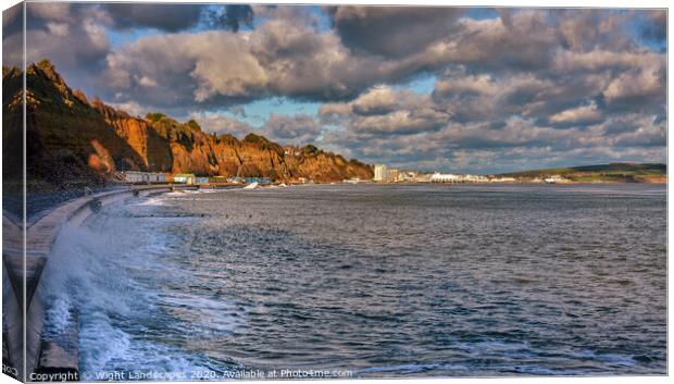 Sandown Bay Canvas Print by Wight Landscapes