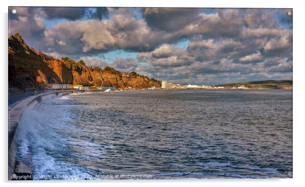 Sandown Bay Acrylic by Wight Landscapes