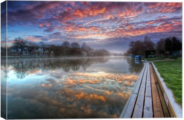 River Thames at Cookham Reach Canvas Print by Mick Vogel