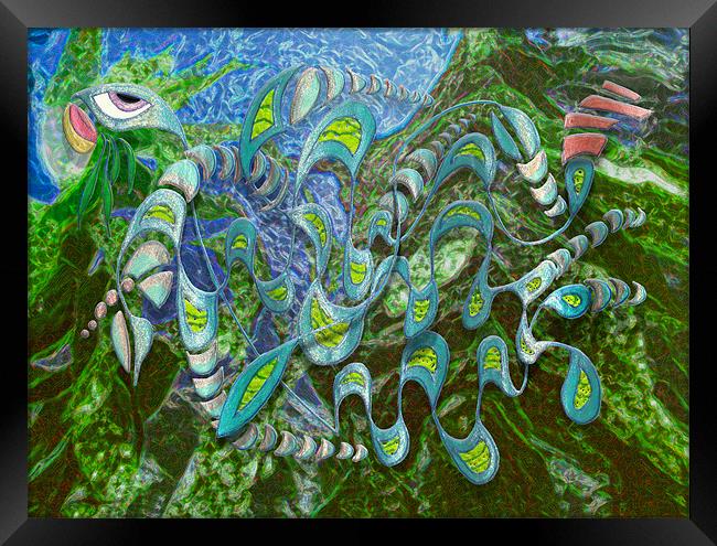 Kelp Dragon Framed Print by Mark Sellers
