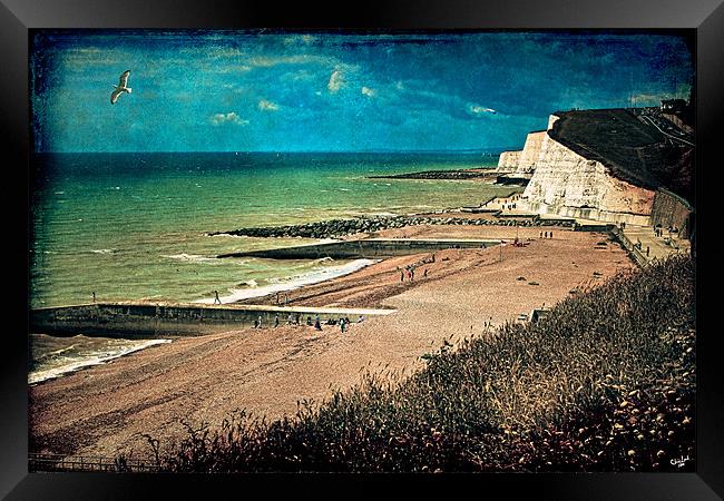 Welcome to Saltdean Framed Print by Chris Lord