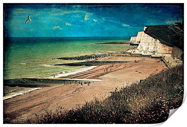 Welcome to Saltdean Print by Chris Lord