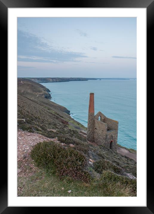 Wheal Coates, Cornwall Framed Mounted Print by Graham Custance
