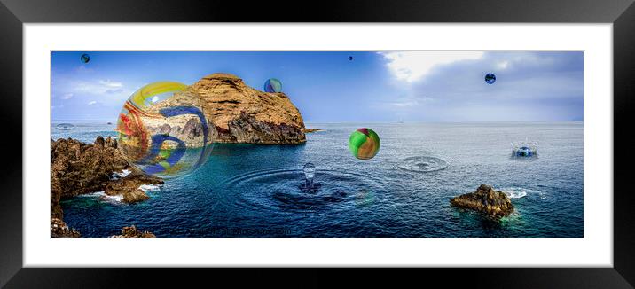 Spheres of Helios Framed Mounted Print by Ian Fletcher