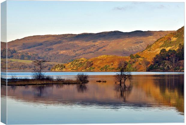 Calm Day on Ullswater Canvas Print by Trevor Kersley RIP