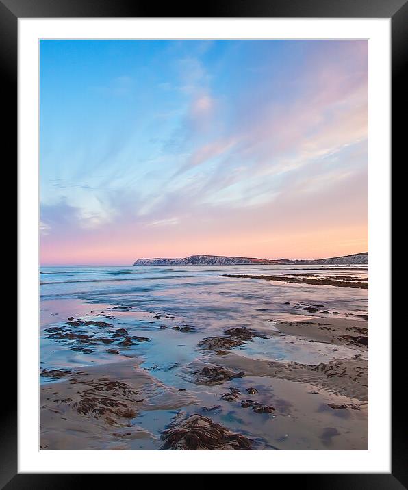 Isle of Wight Sunrise Framed Mounted Print by Graham Custance