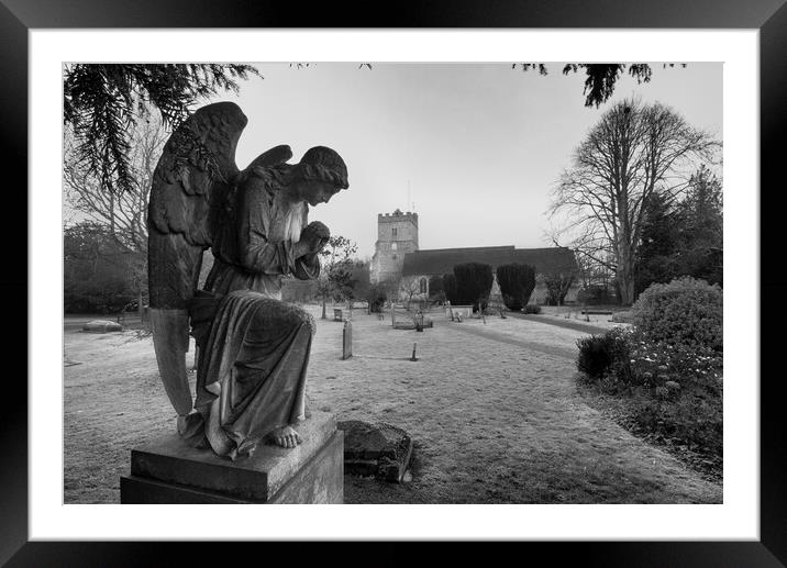 Holy Trinity Cookham Framed Mounted Print by Mick Vogel