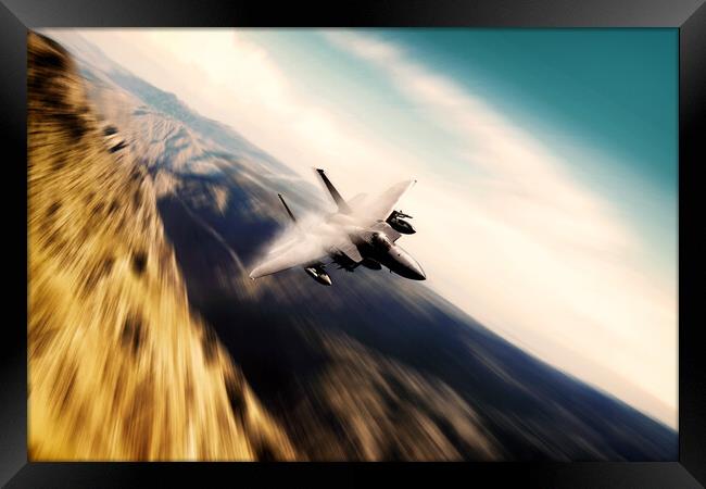 F-15 Strike Eagle Framed Print by J Biggadike