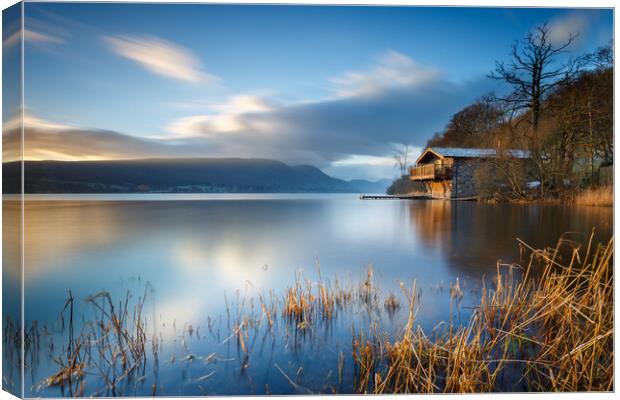 Ullswater Boat House Canvas Print by Phil Durkin DPAGB BPE4