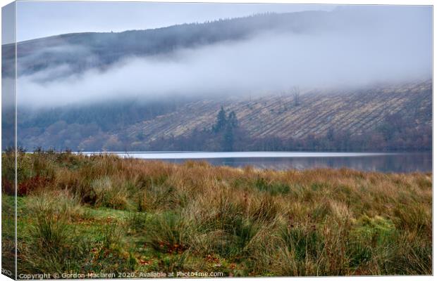 Dragons Breath Talybont Reservoir Canvas Print by Gordon Maclaren