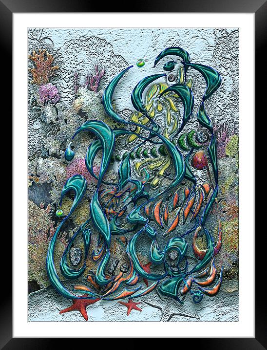 Neptune's Throne Framed Mounted Print by Mark Sellers