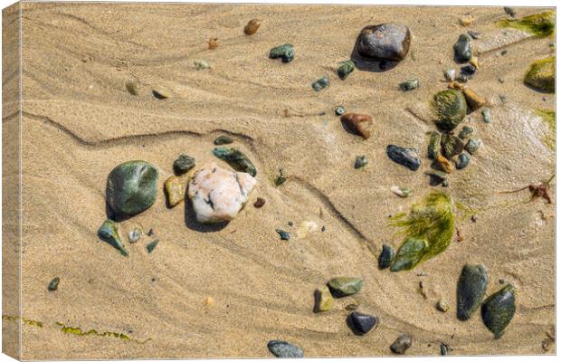 Beach details, Old Head, Louisburgh, Mayo, Ireland Canvas Print by Phil Crean