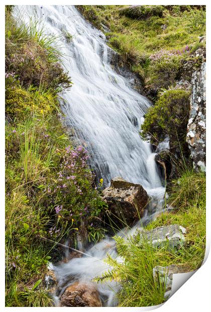 Waterfall in Mayo, Ireland Print by Phil Crean