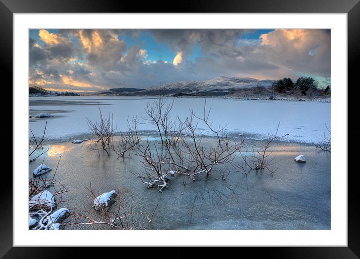 The grip of winter Framed Mounted Print by Rory Trappe