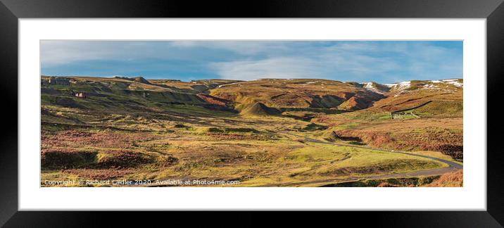 Coldberry Mine and Gutter Panorama Framed Mounted Print by Richard Laidler