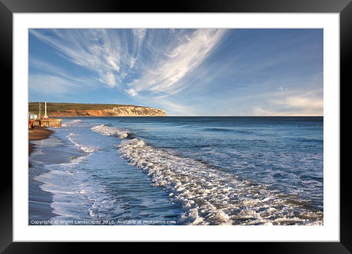 Sandown Isle Of Wight Framed Mounted Print by Wight Landscapes