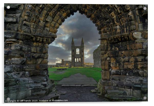 St Andrews, Fife, Scotland. Acrylic by Scotland's Scenery