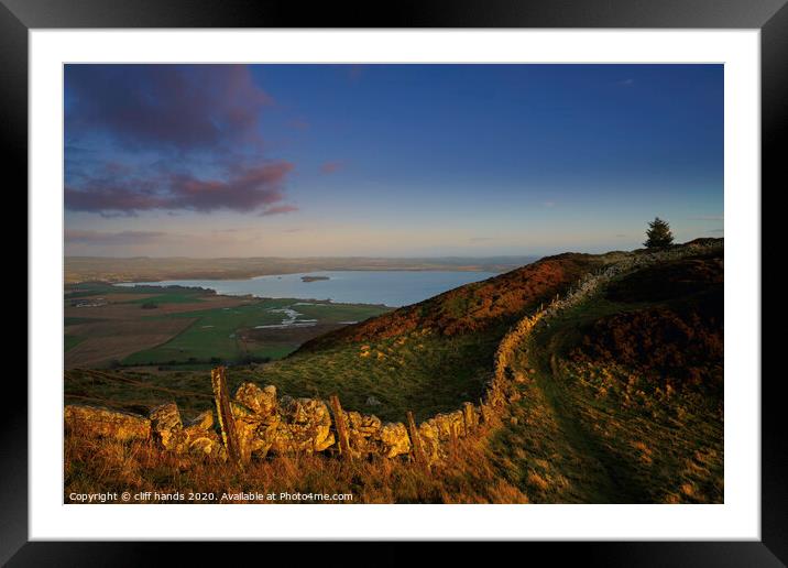 View from Benarty hill, Fife, Scotland. Framed Mounted Print by Scotland's Scenery