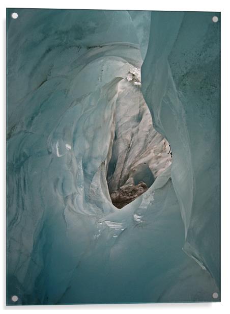 Franz Josef Glacier in New Zealand Acrylic by Adam Levy