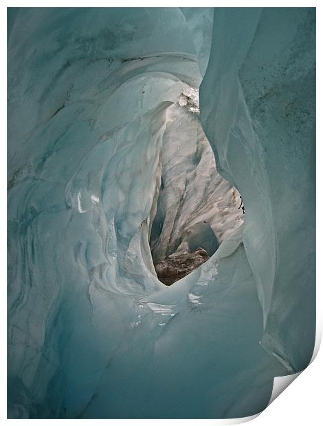 Franz Josef Glacier in New Zealand Print by Adam Levy