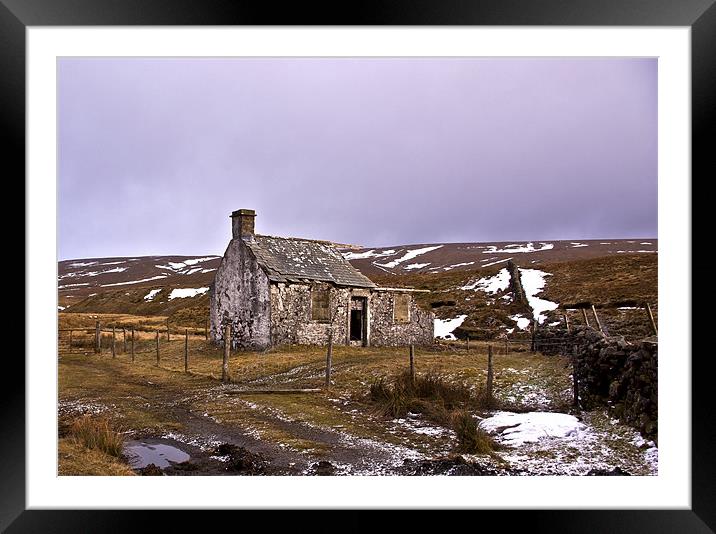 Ruin in the Dales Framed Mounted Print by Trevor Kersley RIP