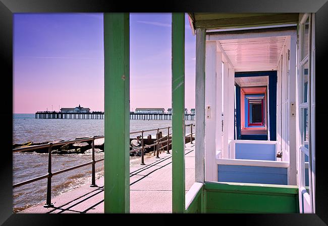 Pier view Framed Print by Stephen Mole