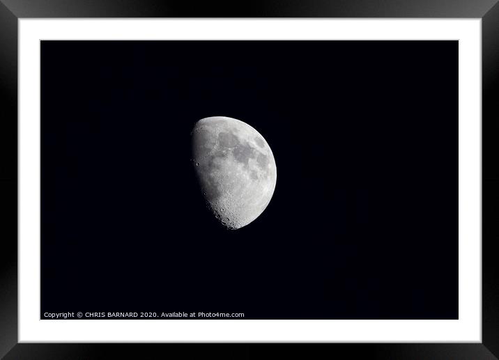 Moonrise Framed Mounted Print by CHRIS BARNARD