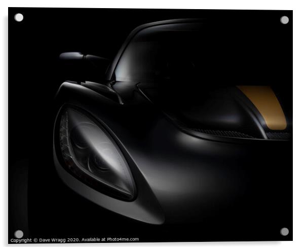 Lotus elise Acrylic by Dave Wragg