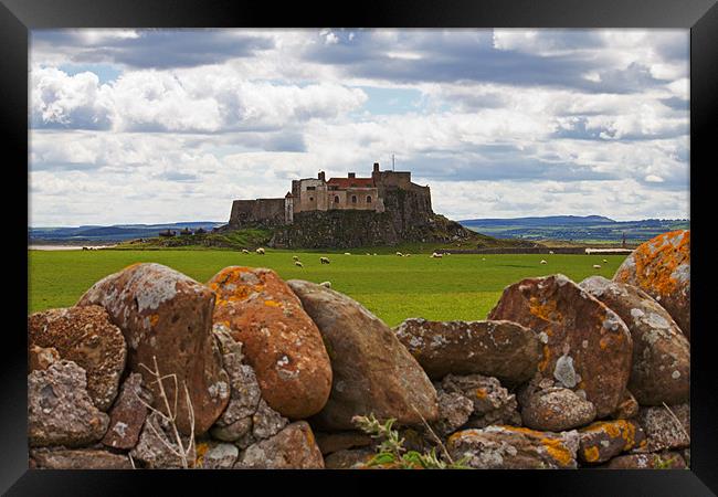 Lindisfarne Castle Framed Print by David Pringle