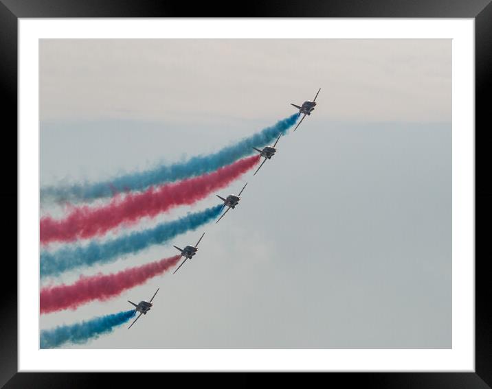Red Arrows - Incoming Framed Mounted Print by Jon Rendle
