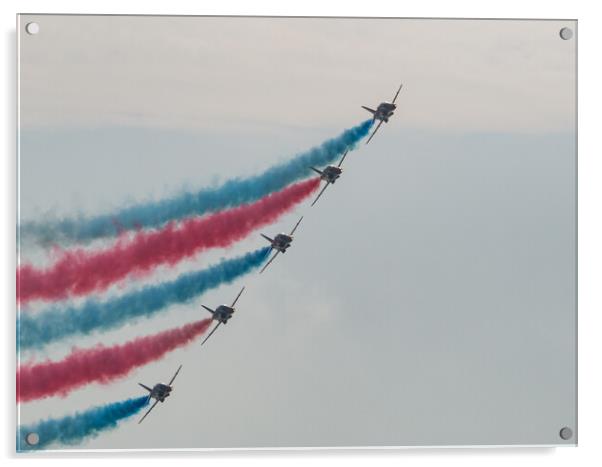 Red Arrows - Incoming Acrylic by Jon Rendle