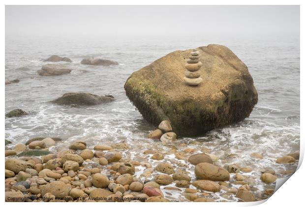 Coastal Zen Print by Andrew Kearton