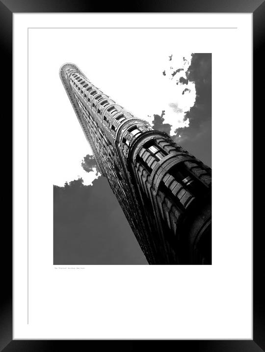 The ‘Flatiron’ Building, New York. Framed Mounted Print by Michael Angus