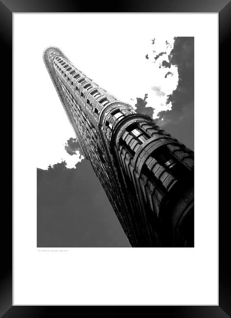 The ‘Flatiron’ Building, New York. Framed Print by Michael Angus