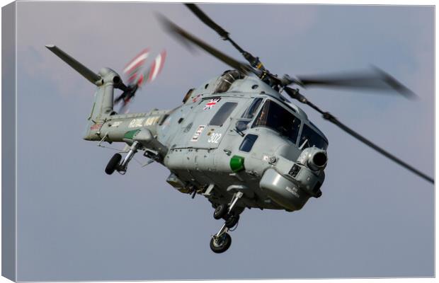 815 Squadron Lynx Canvas Print by Oxon Images