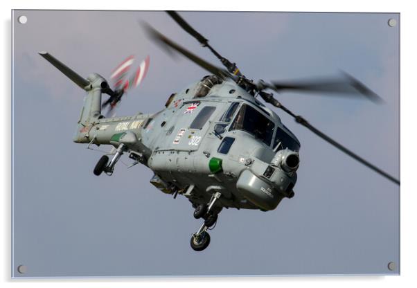 815 Squadron Lynx Acrylic by Oxon Images