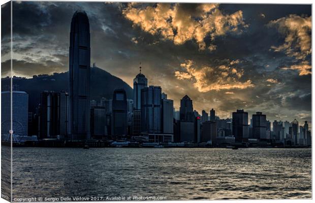 Hong Kong Island  Canvas Print by Sergio Delle Vedove