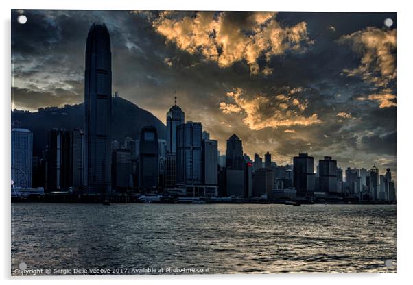 Hong Kong Island  Acrylic by Sergio Delle Vedove