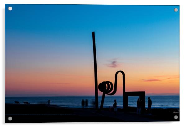 Tenerife sunset Acrylic by chris smith